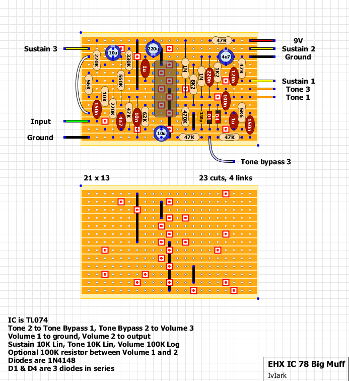 EHX Big Muff Quad OP Amp 78